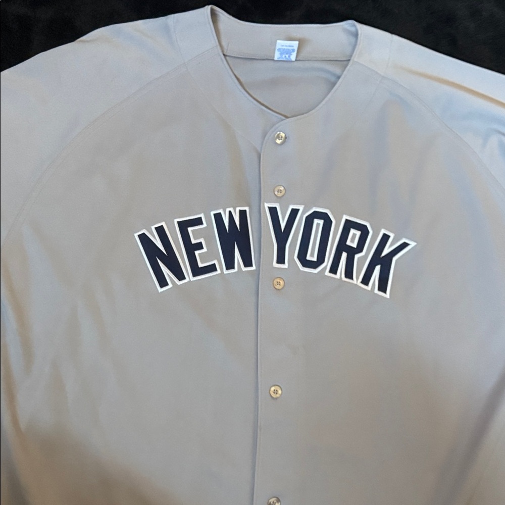 Russell Athletic Gray Baseball Jersey